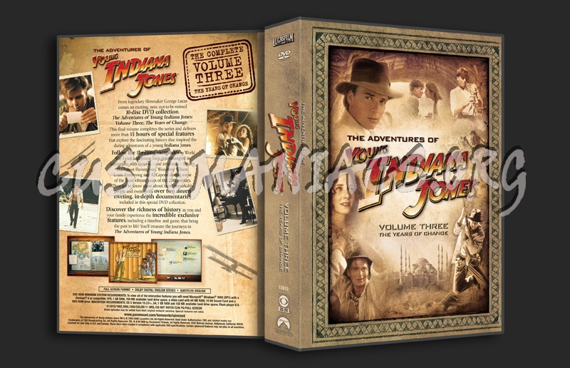 Young Indiana Jones Volume 3 dvd cover