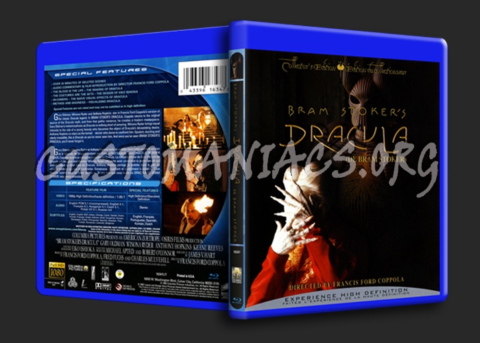 Bram Stoker's Dracula blu-ray cover