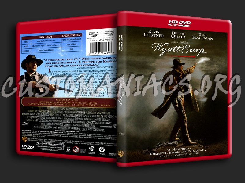 Wyatt Earp dvd cover