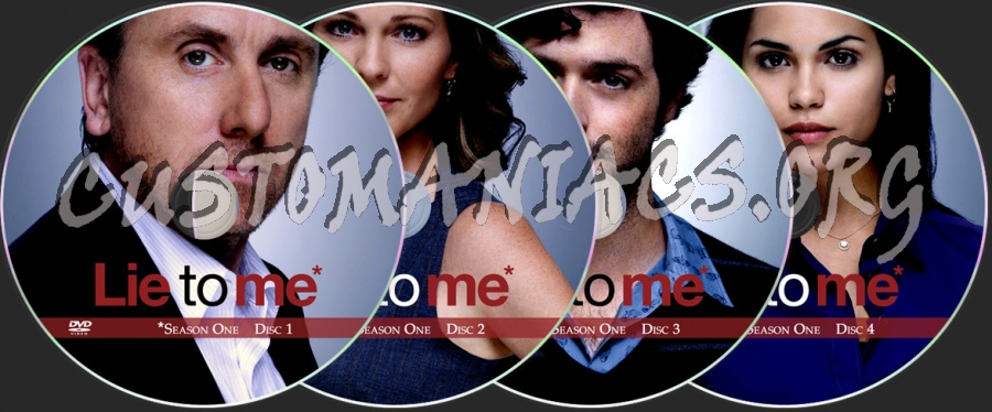 Lie to Me Season 1 dvd label