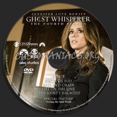 Ghost Whisperer Season 4 dvd label