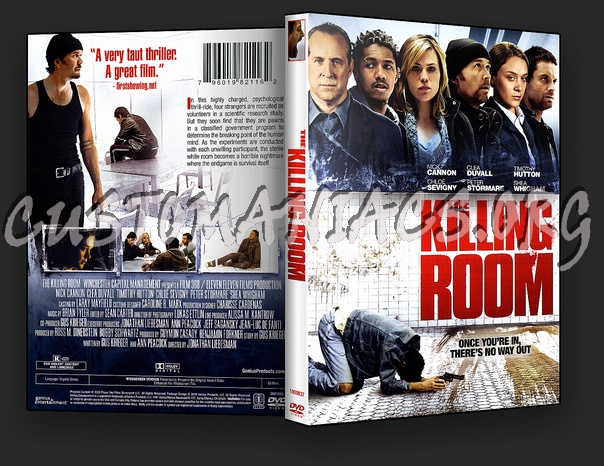 The Killing Room dvd cover