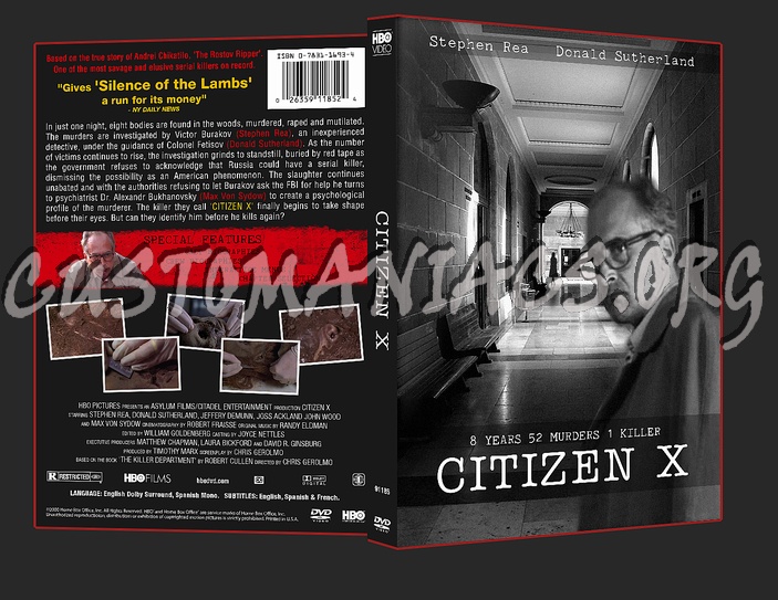 Citizen X dvd cover