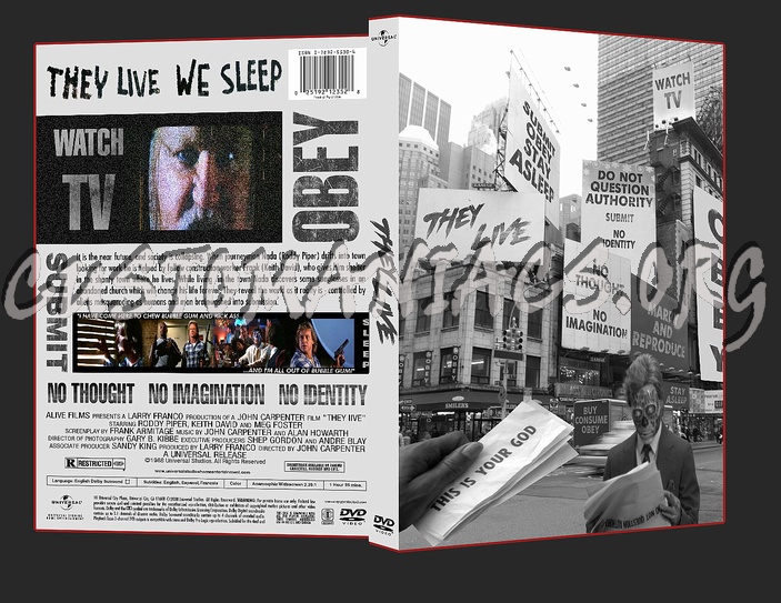 They Live dvd cover