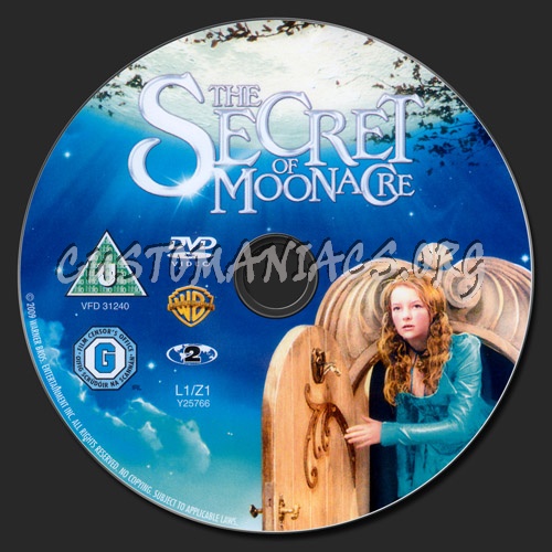 The Secret of Moonacre dvd label