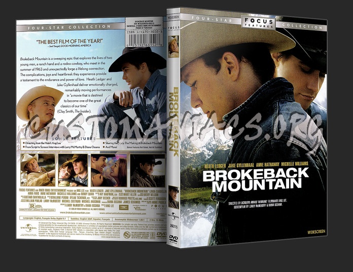 Brokeback Mountain dvd cover