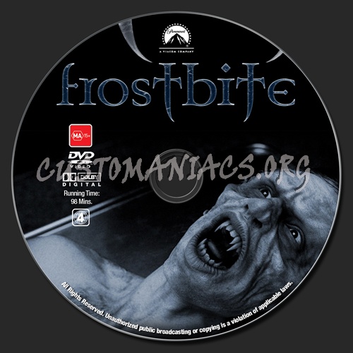 Frostbite dvd label