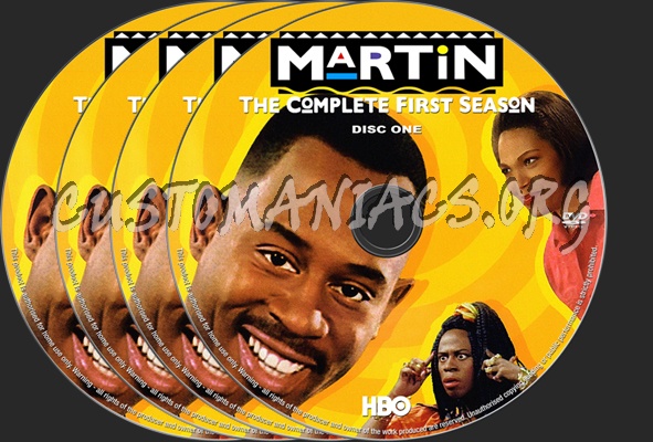 Martin Season 1 dvd label