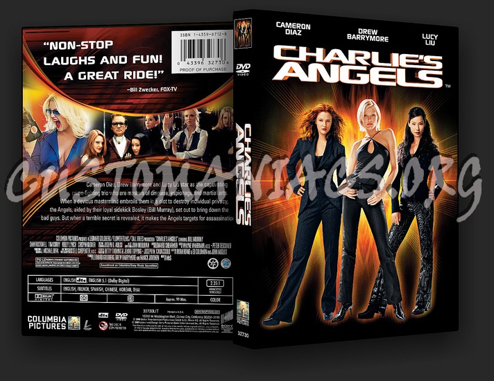 Charlie's Angels dvd cover