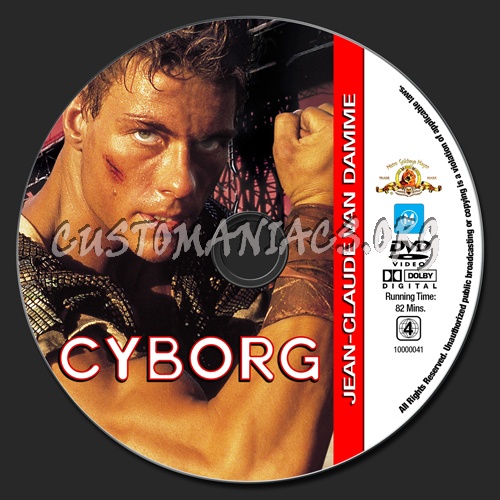 Van Damme Collection - Cyborg dvd label