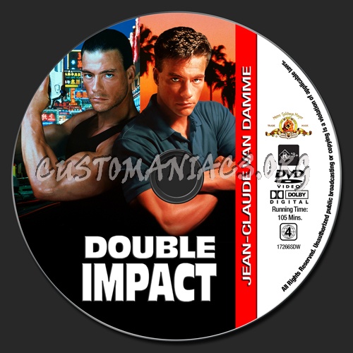 Van Damme Collection - Double Impact dvd label