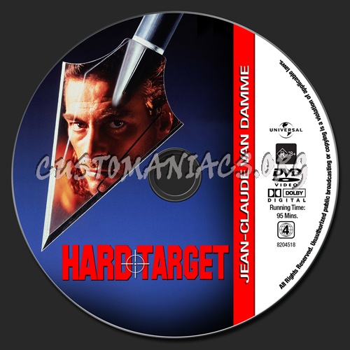 Van Damme Collection - Hard Target dvd label