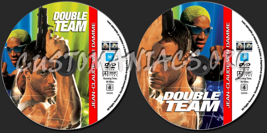 Van Damme Collection - Double Team dvd label