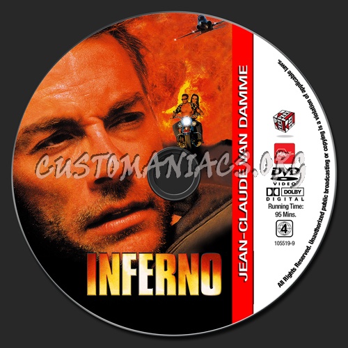 Van Damme Collection - Inferno (aka Desert Heat) dvd label