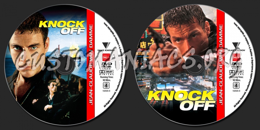 Van Damme Collection - Knock Off dvd label