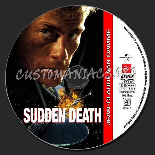 Van Damme Collection - Sudden Death dvd label