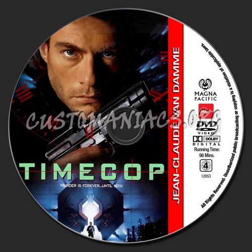 Van Damme Collection - Timecop dvd label