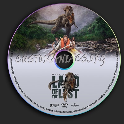 Land Of The Lost dvd label