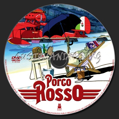 Porco Rosso dvd label