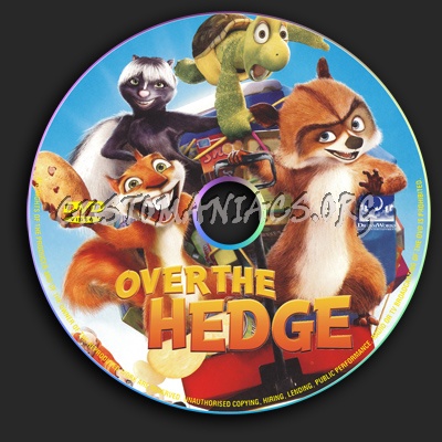 Over the Hedge dvd label