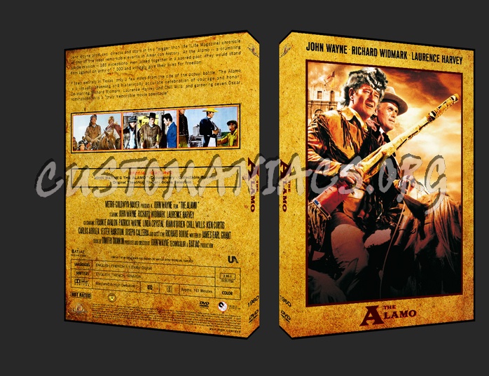 The Alamo 1960 dvd cover