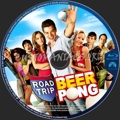 Road Trip Beer Pong blu-ray label