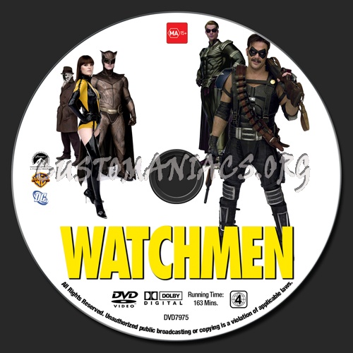 Watchmen dvd label