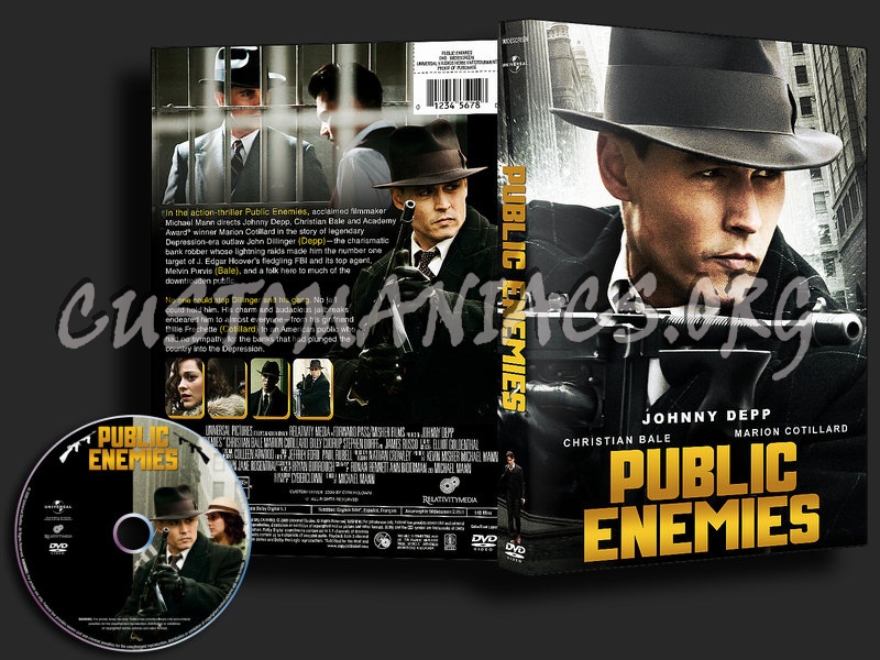 Public Enemies dvd cover