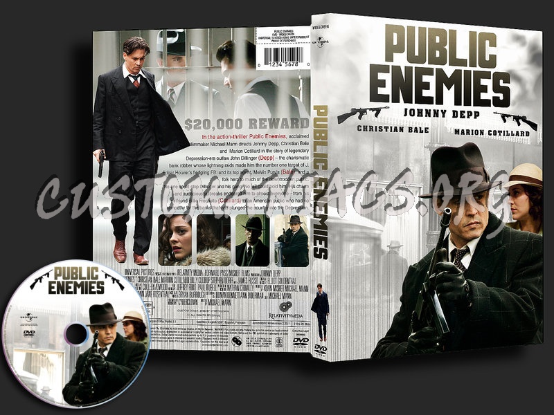 Public Enemies dvd cover