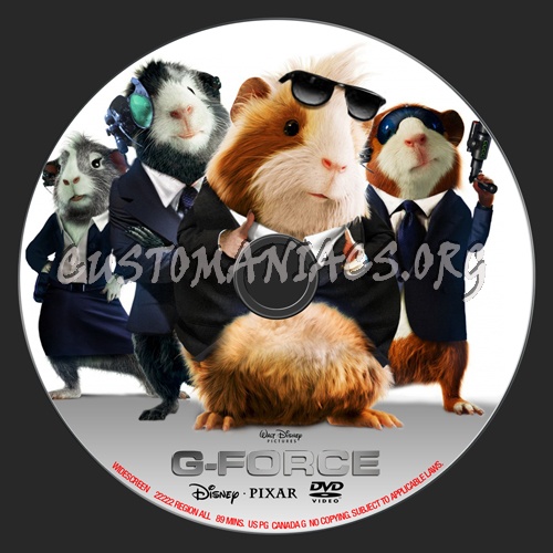 G-force dvd label