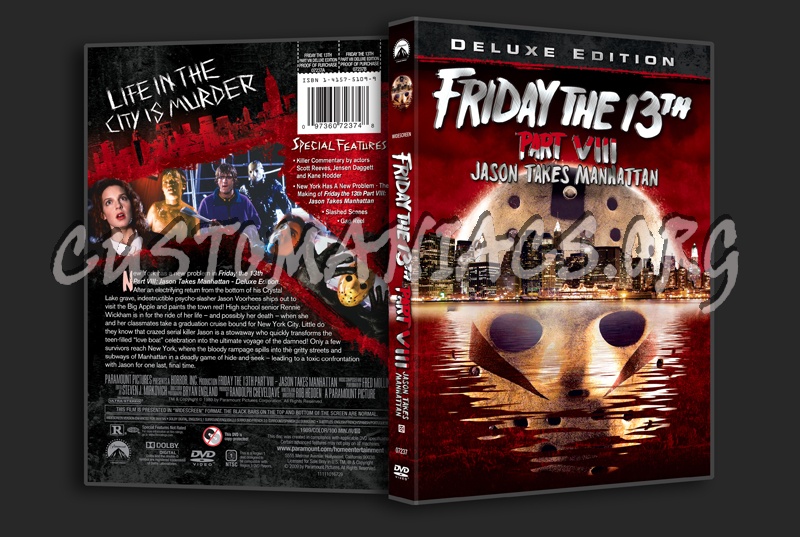 Friday the 13th Part 8: Jason Takes Manhattan dvd cover