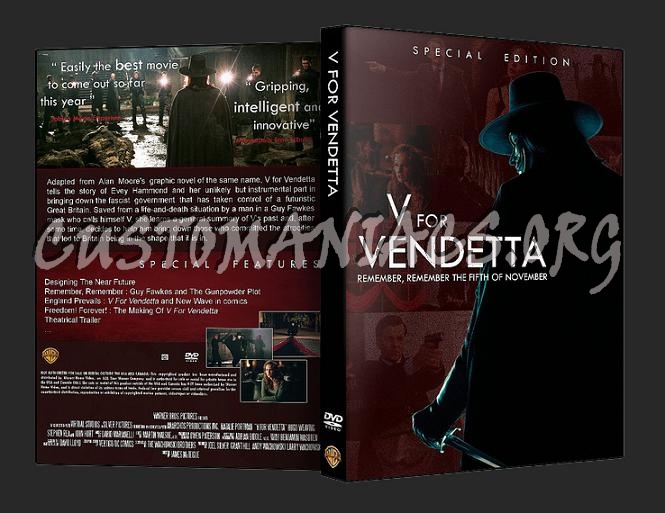 V For Vendetta dvd cover