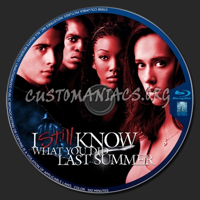 I Still Know What You Did Last Summer blu-ray label