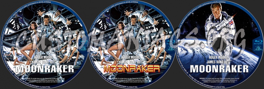 Moonraker blu-ray label