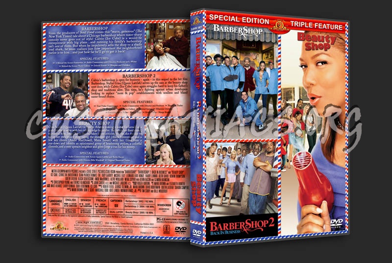 Barbershop 1 & 2 / Beauty Shop Triple Feature dvd cover