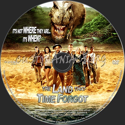 The Land That Time Forgot dvd label