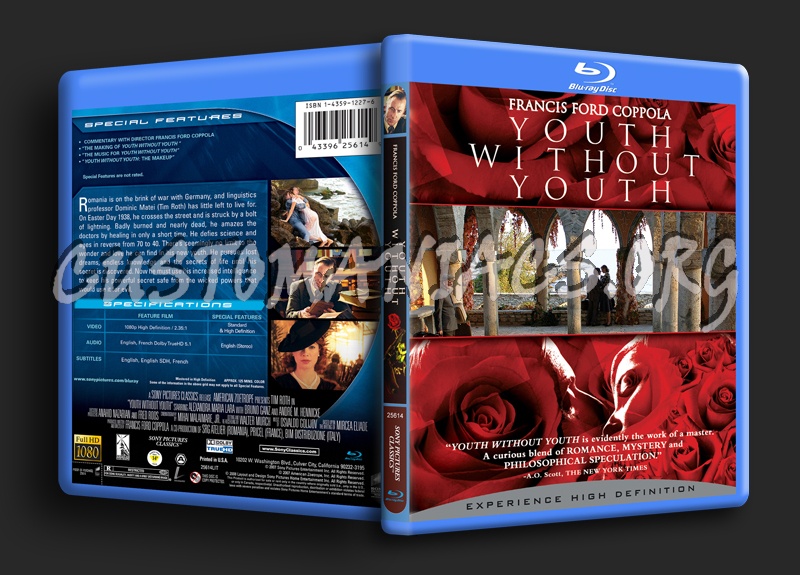 Youth Without Youth blu-ray cover