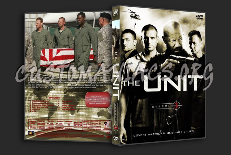 The Unit: Seasons 1-4 dvd cover