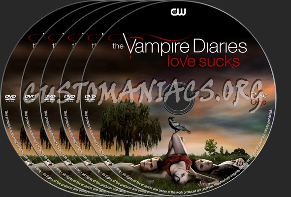 The Vampire Diaries dvd label