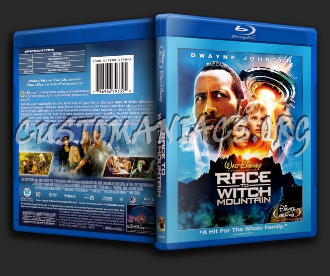 Race to Witch Mountain blu-ray cover