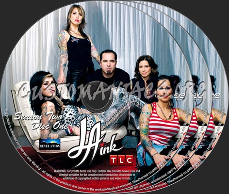 LA Ink Season 2 dvd label
