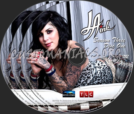 LA Ink Season 3 dvd label