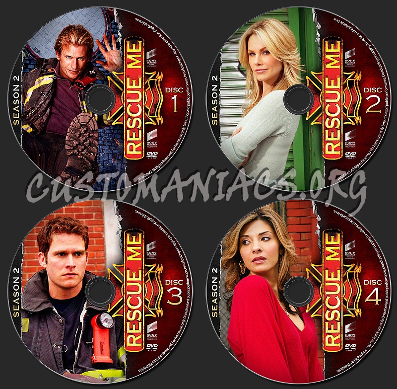 RESCUE ME - Season 2 dvd label