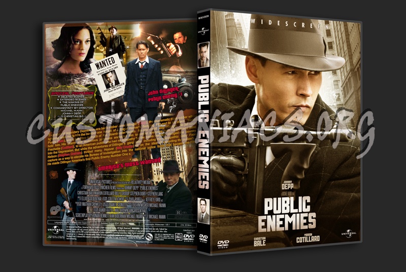 Public Enemies dvd cover