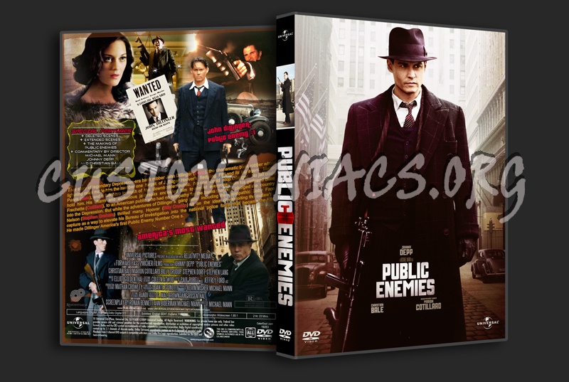 Public Enemies dvd cover