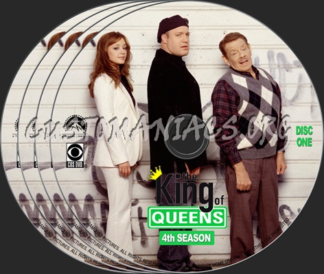 The King of Queens SEASON 4 dvd label