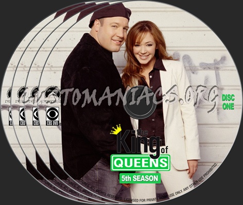 The King of Queens SEASON 5 dvd label