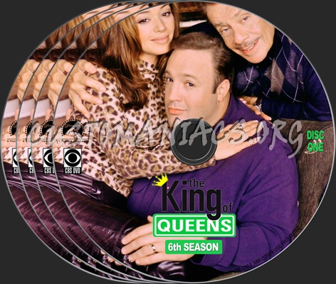 The King of Queens SEASON 6 dvd label