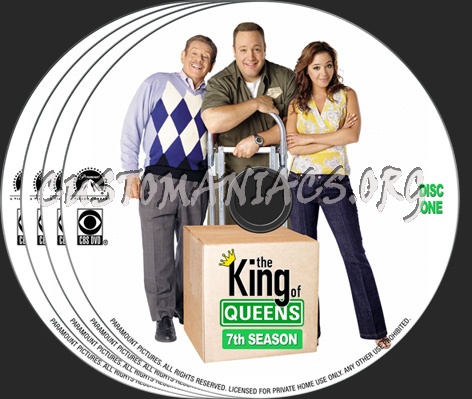 The King of Queens SEASON 7 dvd label