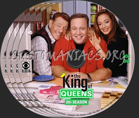 The King of Queens SEASON 8 dvd label